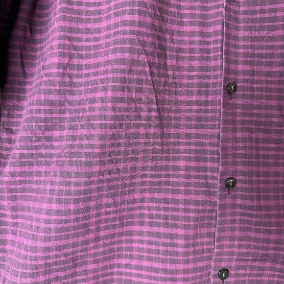 CALVIN KLEIN Infinite Cool NoIron Long Sleeve Plaid Button Down Shirt Size Large - Picture 3 of 10